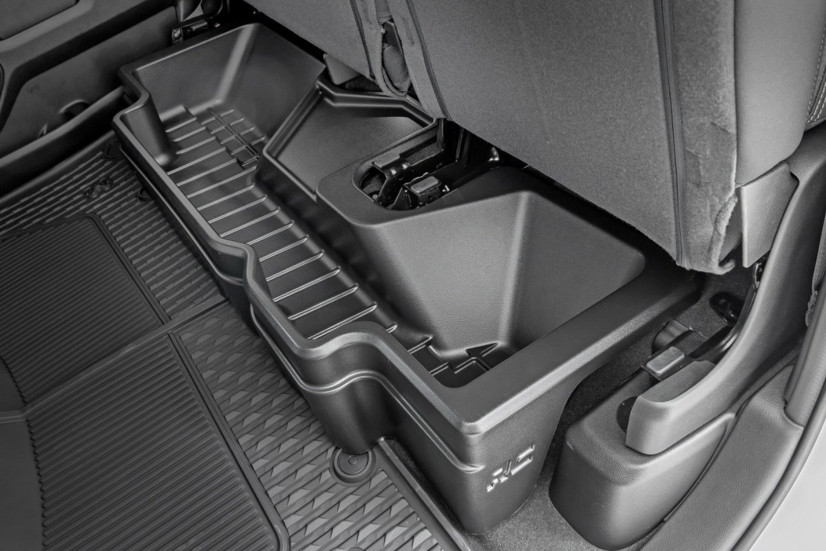 Ram 1500 Under Seat Storage - Rear - Rough Country - Crew Cab - '19-'25